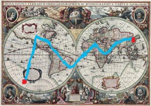 Gmh Touring The Terrain Via Analagous 17th Century Map